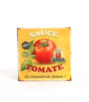 Kort cm Sauce Tomate. Skønt kort med en solmoden tomat og tomatsauce fra det dejlige Sydfrankrig.